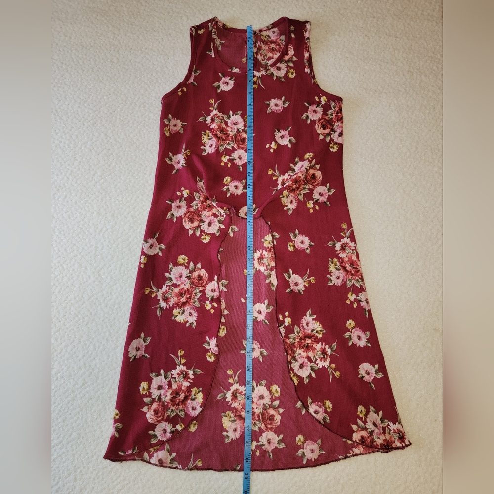 Floral High-Low Top - Picture 3 of 9